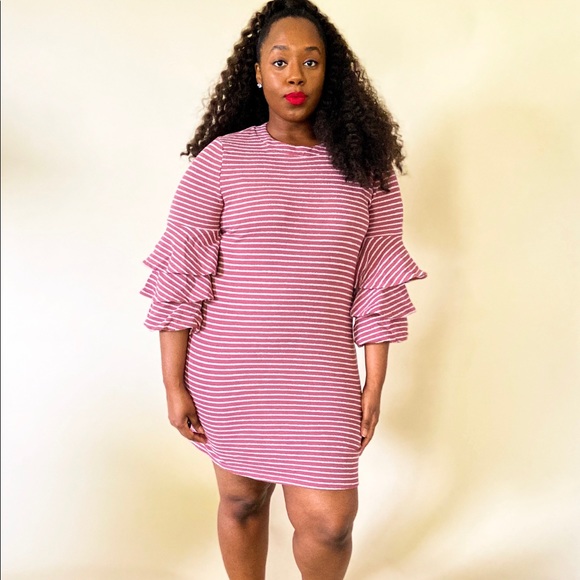 Dresses & Skirts - Mauve Stripes Dress